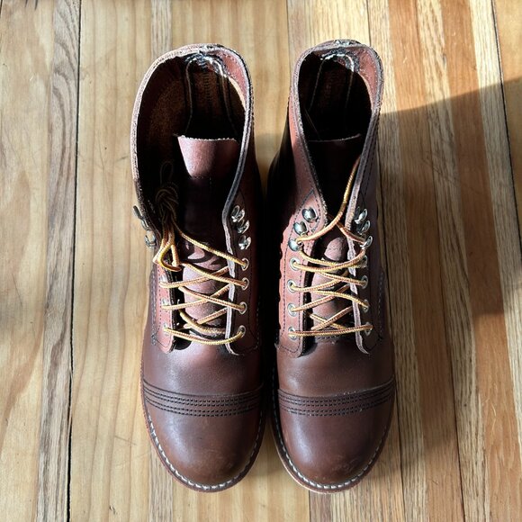 *RARE* Red Wing Iron Ranger Traction Tred Men's 6-inch Boot in Amber - Men's 6D - Picture 2 of 16